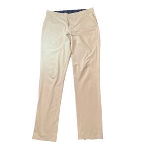 Mizzen+Main Helmsman Slim Performance Stretch Pants Men's 32x32 Tan NOTE